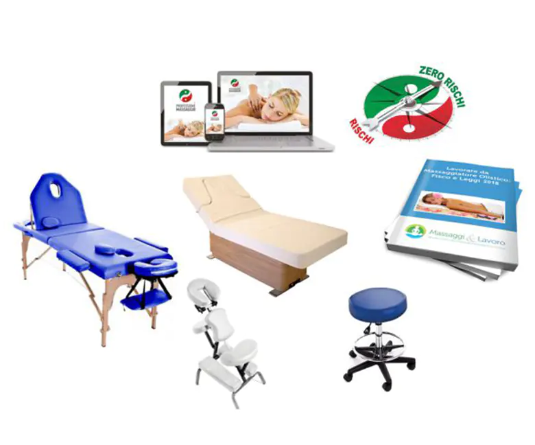 Lettini e attrezzature Professione Massaggio